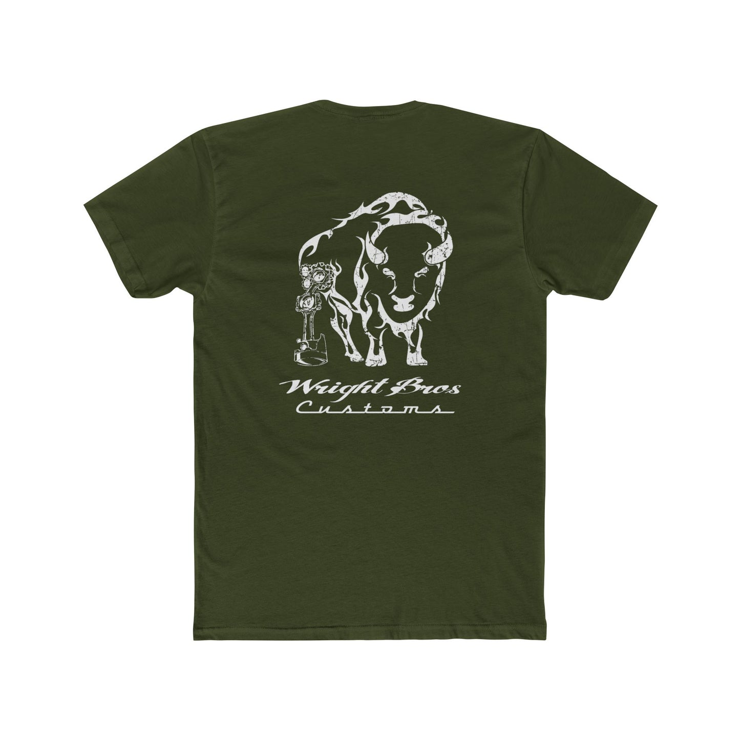 Wright Bros Customs Buffalo Unisex Cotton Crew Tee