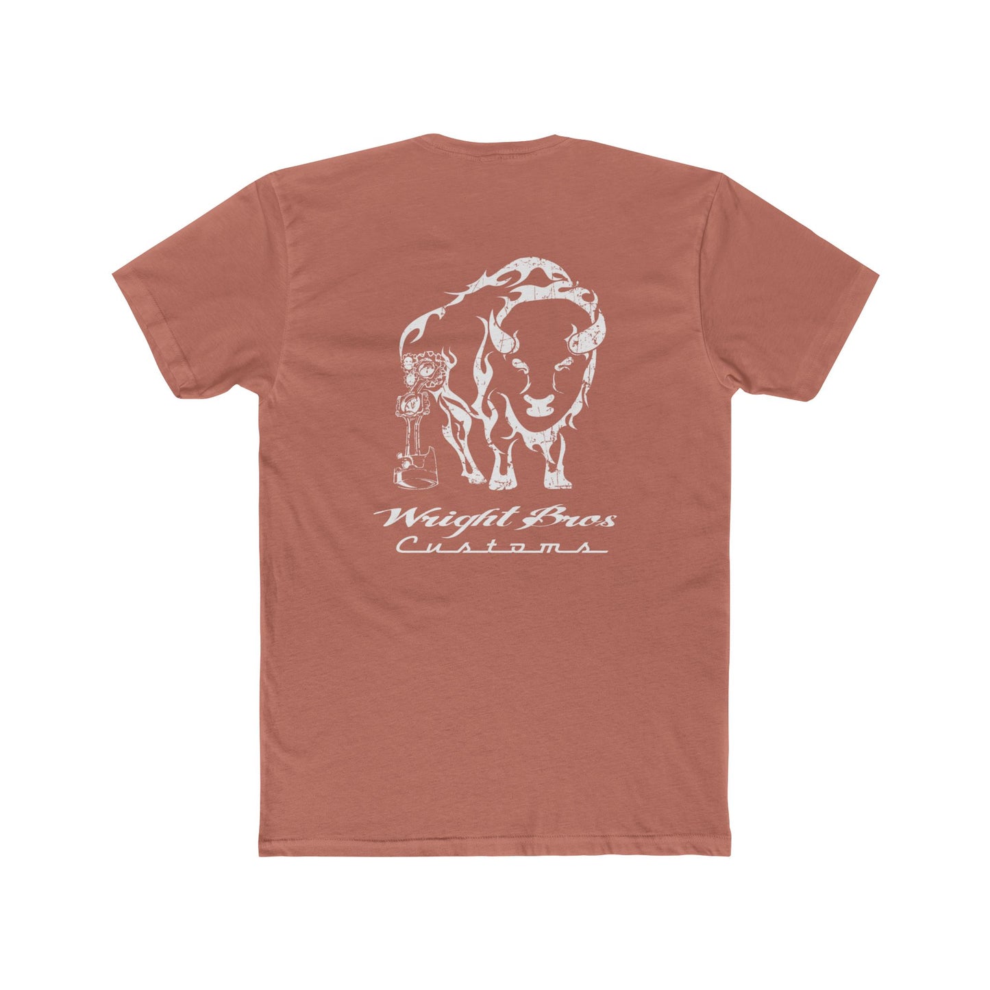 Wright Bros Customs Buffalo Unisex Cotton Crew Tee