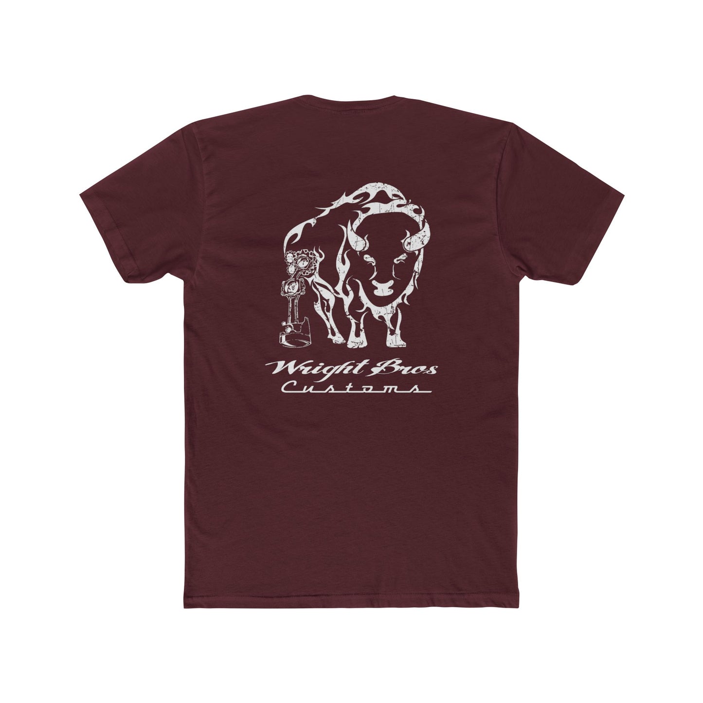 Wright Bros Customs Buffalo Unisex Cotton Crew Tee