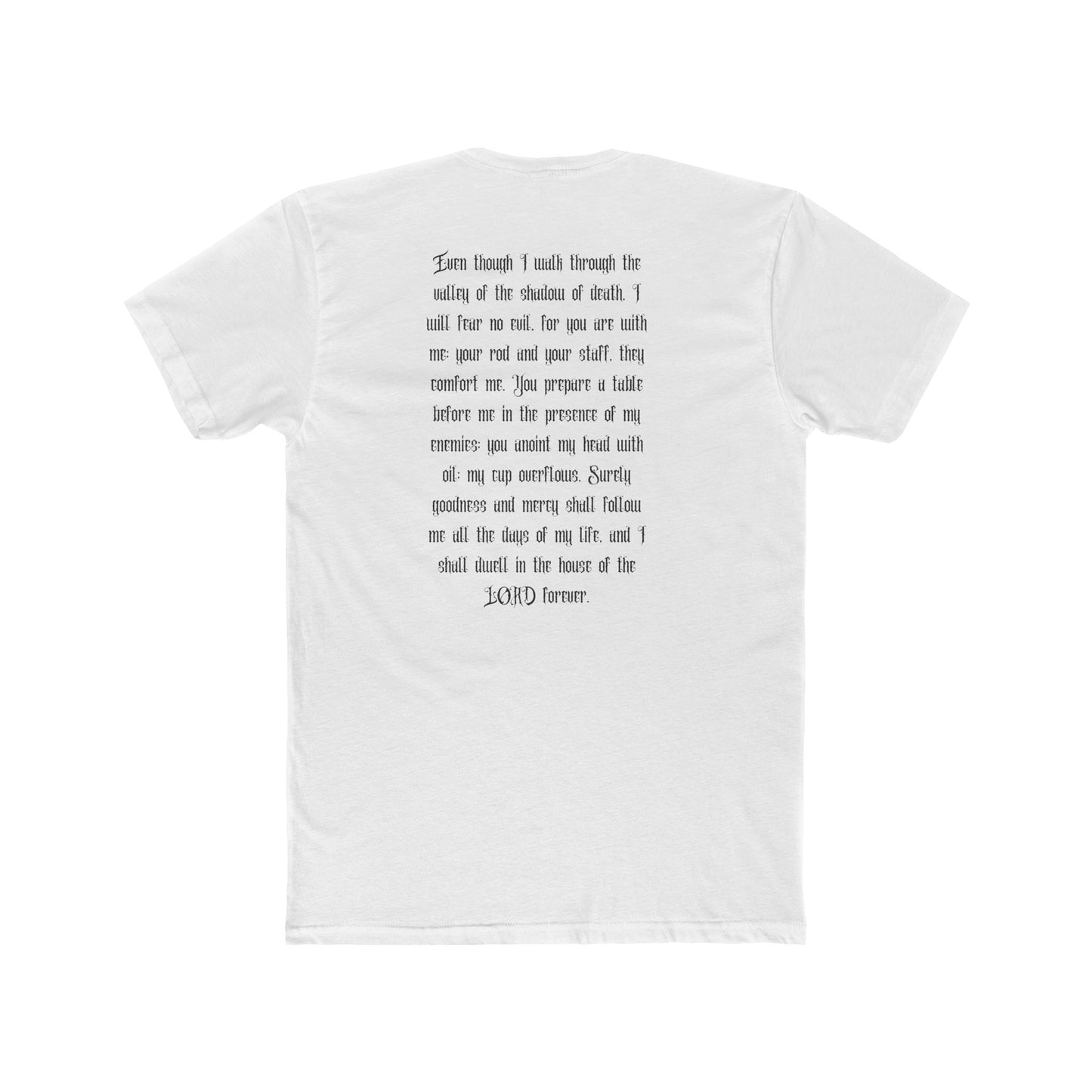 Psalms 23 Cotton Crew Tee