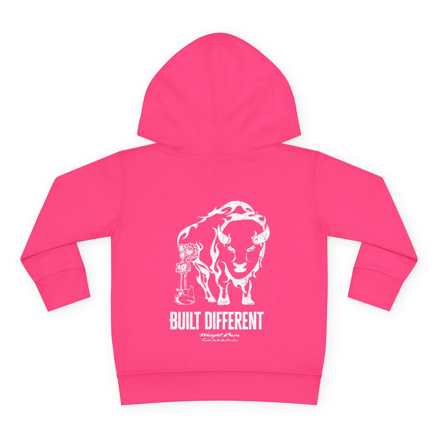 Built Different Toddler Pullover Fleece Hoodie