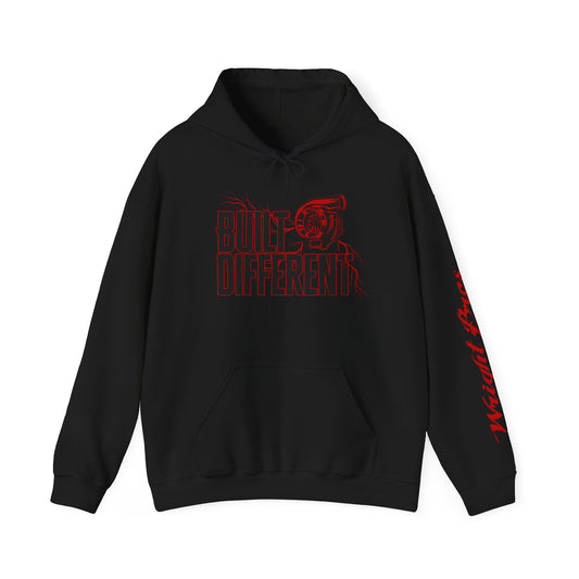 Built Different Turbo Heart Unisex Heavy Blend™ Hooded Sweatshirt