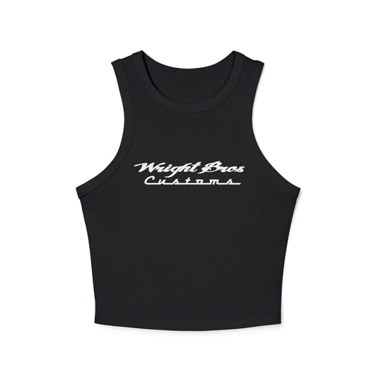 Built Different Women's Micro Rib Racer Tank Top