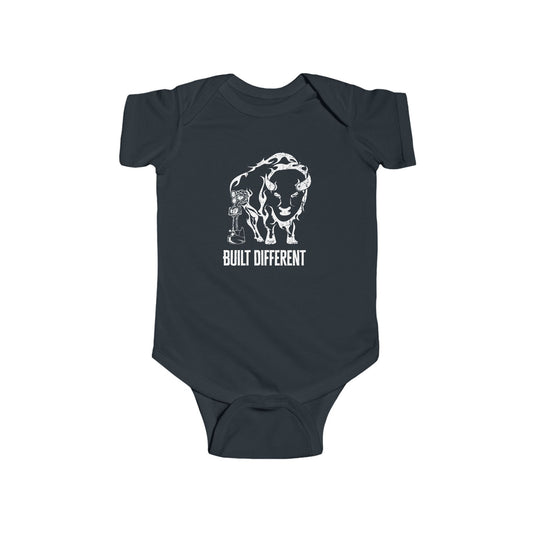 Built Different Infant Jersey Onesie