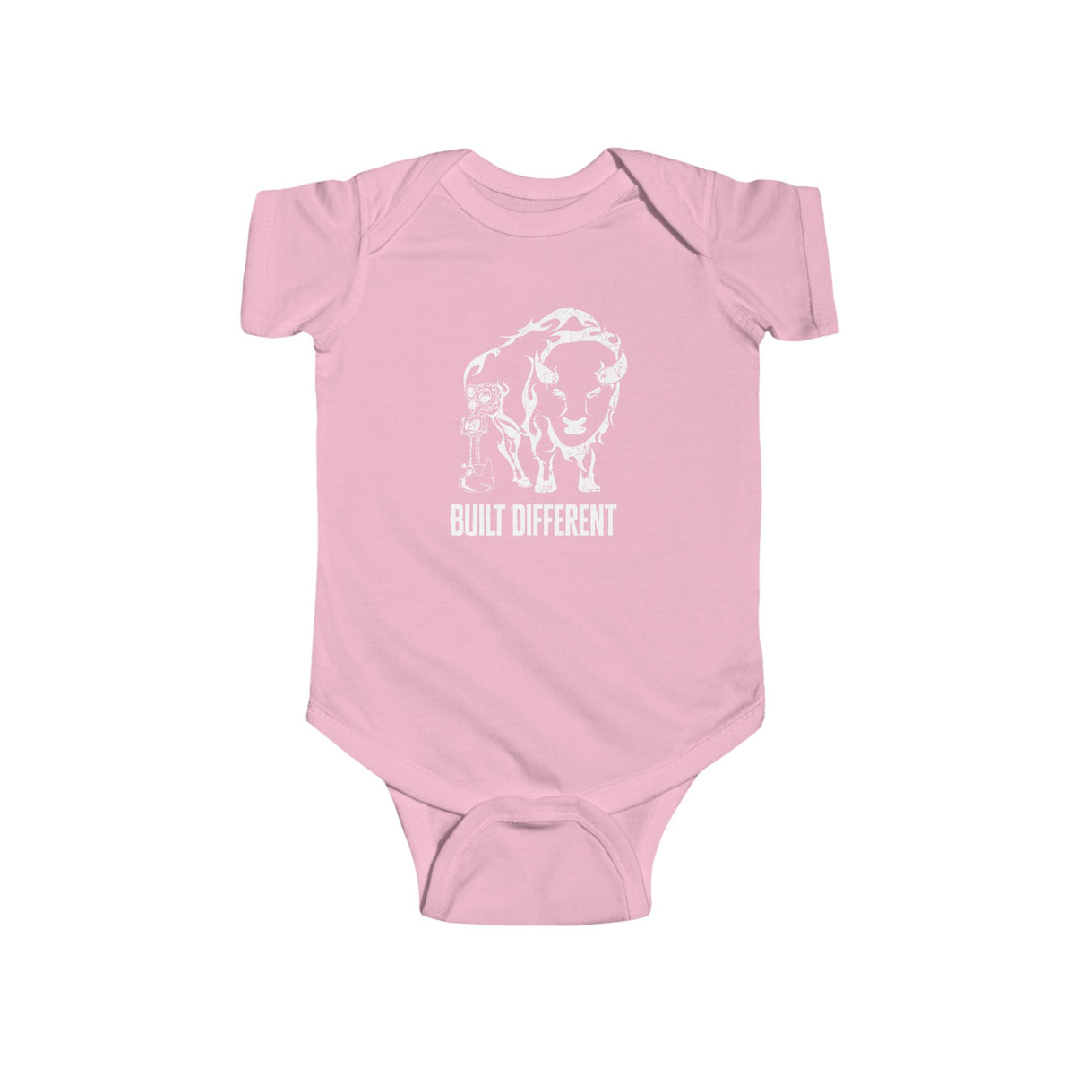 Built Different Infant Jersey Onesie