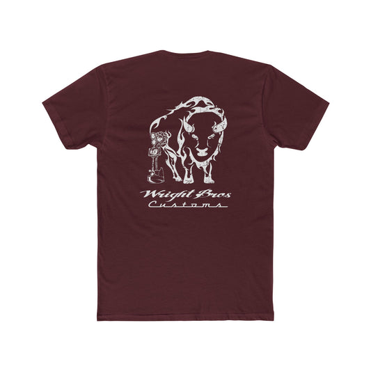 Wright Bros Customs Buffalo Unisex Cotton Crew Tee