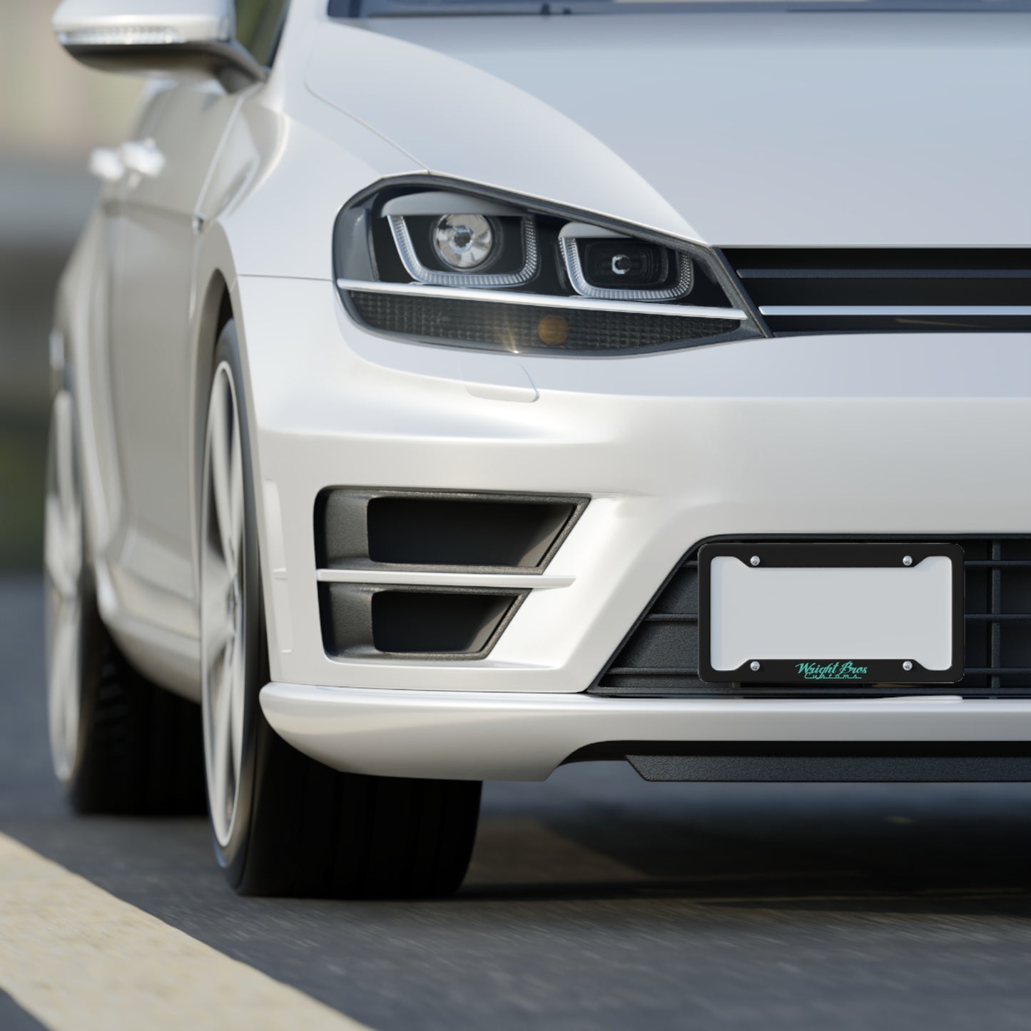 Wright Bros Customs License Plate Frame